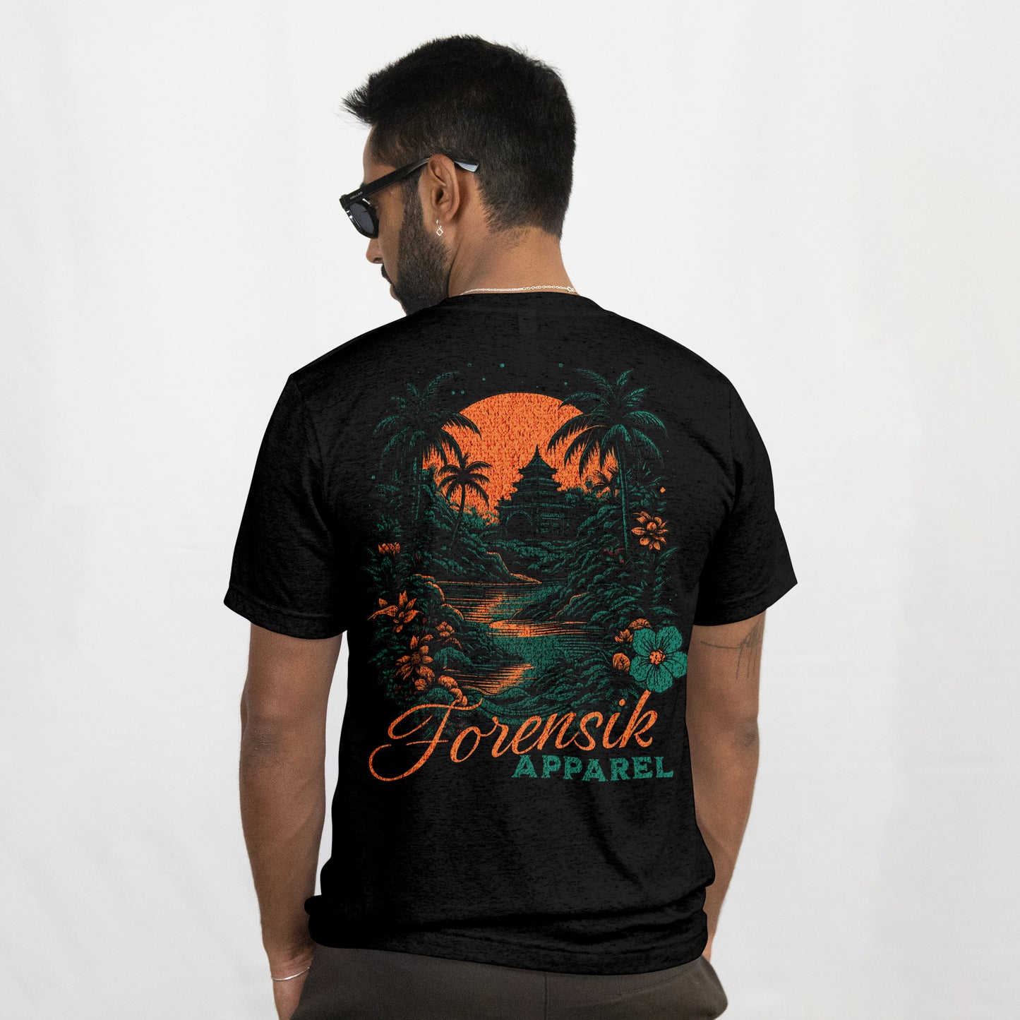 Black Forensik Apparel t shirt