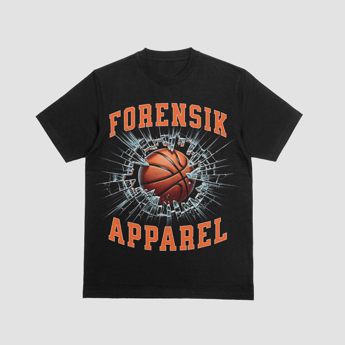 Black Forensik  Basketball T Shirt