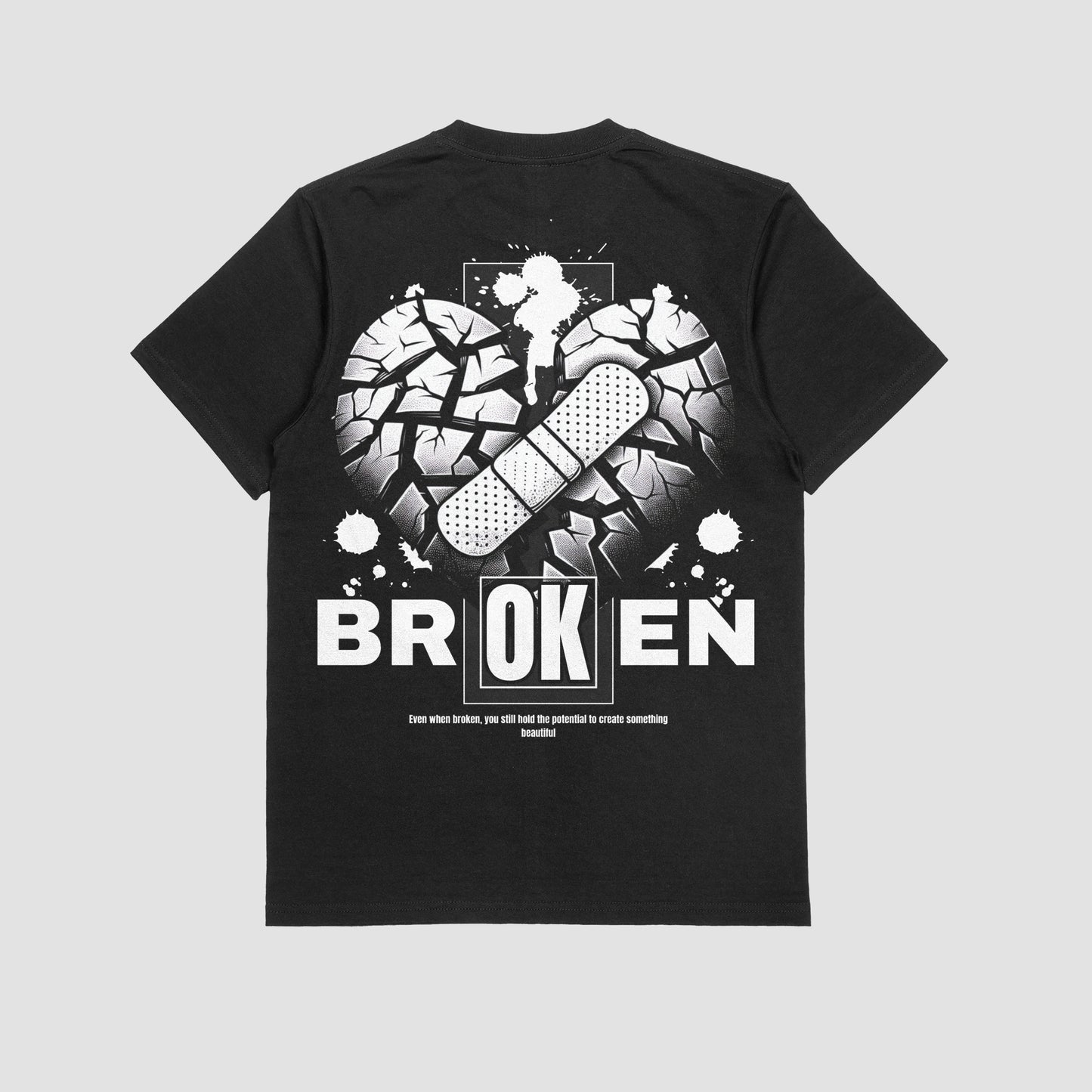 Black Forensik Broken T shirt