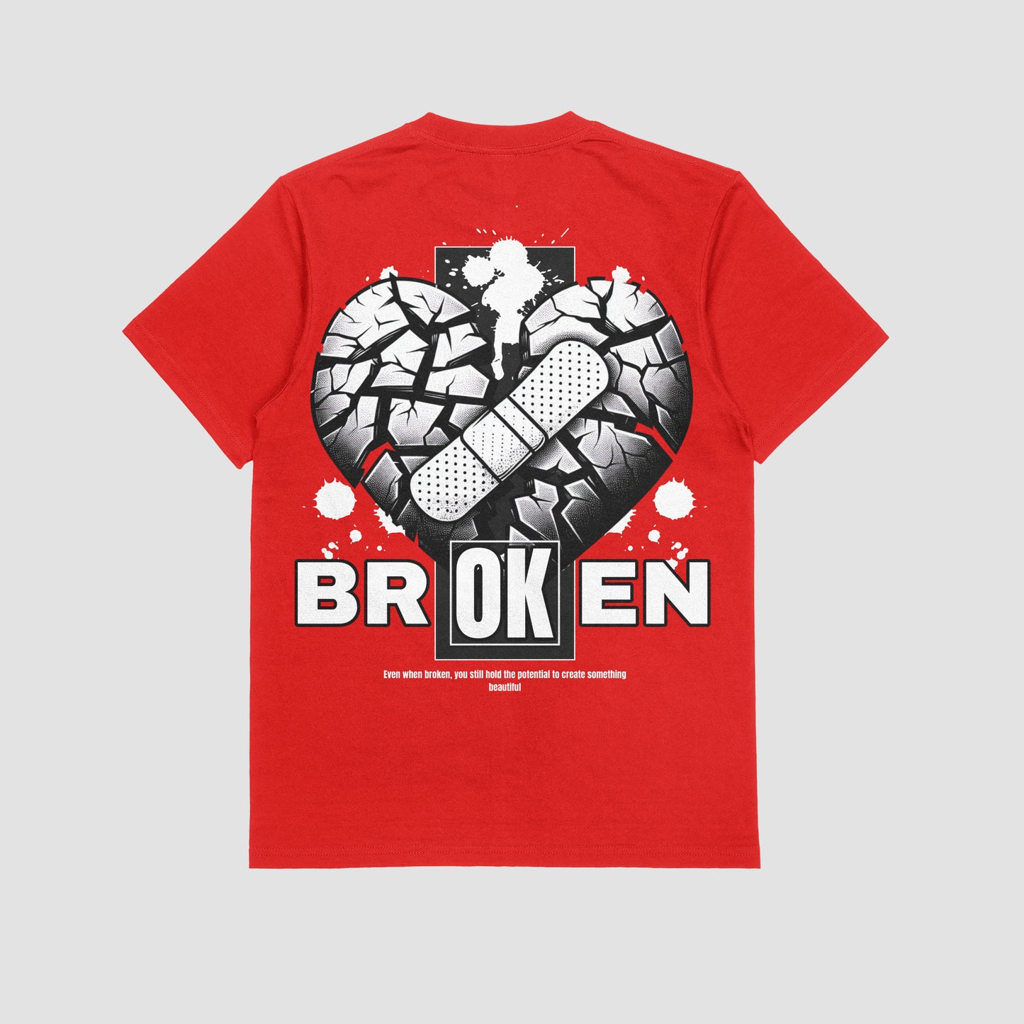 Red Forensik Broken T shirt