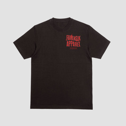 Black Forensik Anti Social T shirt