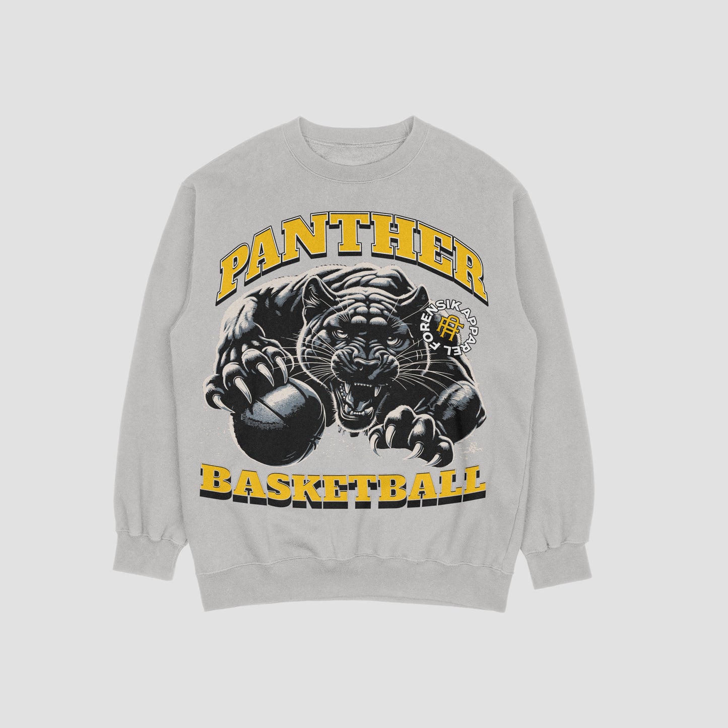 Black Forensik Panther Crewneck