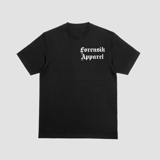 Black Forensik  Apparel Regret Nothing T Shirt