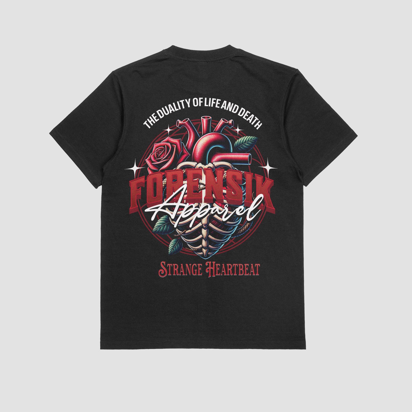 Black Forensik Strange Heartbeat T shirt