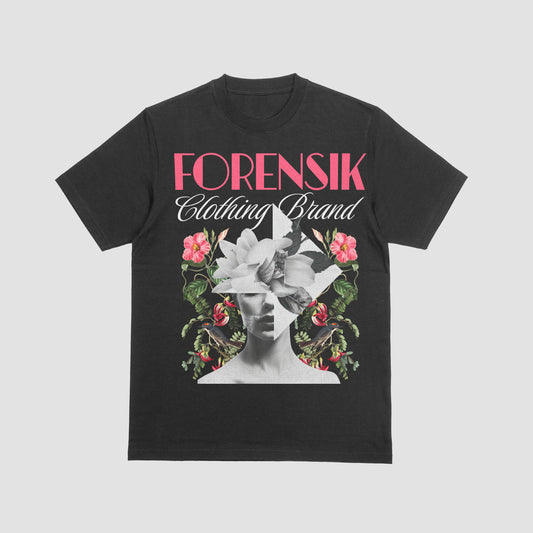 BLACK NATURE CONNECTIONS FORENSIK T SHIRT WOMEN