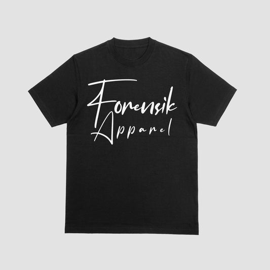 Black Forensik Apparel T Shirt
