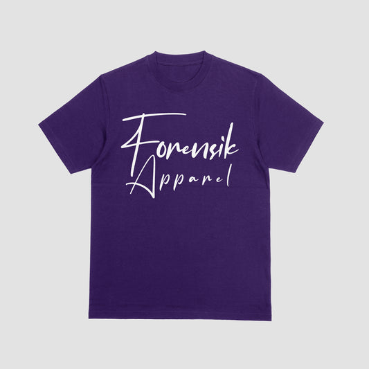 Navy and Red Forensik T Shirts